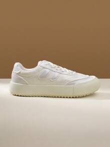 CUCCOO EASI 女士休闲时尚运动注塑运动鞋 - 白色 - 查看 6