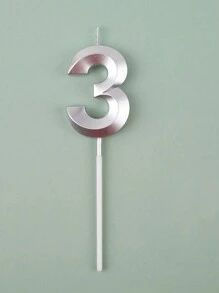 1 件歌剧院数字生日蜡烛，用于烘焙和蛋糕装饰，派对用品情人节、情人节婚礼、生日