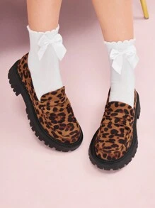 CUCCOO DOLLMOD 女士坡跟厚底豹纹舒适鞋圣诞节秋季新年假期 - 彩色 - 查看 5