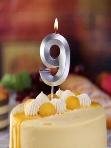 1 件歌剧院数字生日蜡烛，用于烘焙和蛋糕装饰，派对用品情人节、情人节婚礼、生日