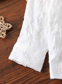 Baby & Baby Boy Chinese Style Button Jacquard Textured Fabric Long Sleeve Jacket, Suitable For Gatherings And Everyday Wear