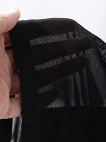 DAZY 适合全胸的无线无缝胸罩，透明背部网状设计，透气内衣