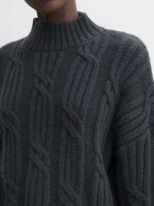 BizChic Suéter de manga larga gris, elegante Top para ir al trabajo para mujeres, apropiado para días festivos como Acción de Gracias, Navidad