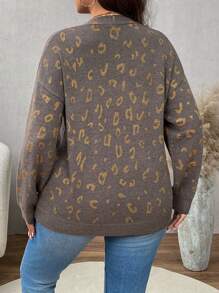 EMERY ROSE Plus Size Casual Versatile Basic High Neck Warm Fitted Long Sleeve White Pullover Sweater Base Shirtfall Women Clothes,Western Woman Attire,Winter Clothes - Multicolor - View 2