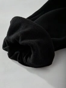 2pcs/Set Teenage Girls Casual Fashion Vacation/Commute Hooded Sweatshirt And Sweatpants Suit