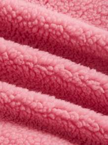 Mädchen Jacke mit Kirsch-Grafik, figurbetont, gefüttert, mit Stehkragen