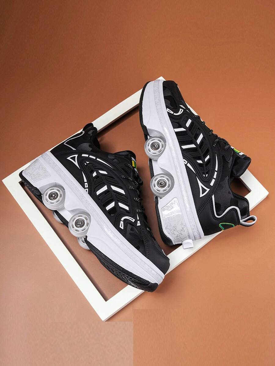 Kids & Teenagers Girls 4Wheel Transformable Roller Skates, 615 Years