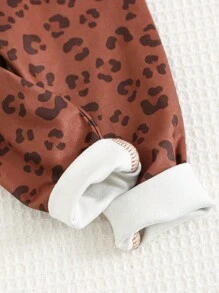 Cozy Pixies 2 件套女婴卡通熊图案圆领长袖运动衫和紧身裤套装 - 彩色 - 查看 7