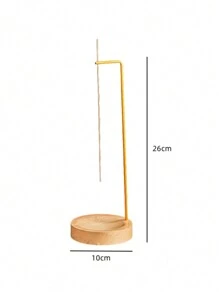 1 cái Lư hương treo sáng tạo Giá đỡ hương thơm cho nhà cửa & Thiền định, Phòng khách, Phòng ngủ, Trang trí phòng học - Vàng - Xem 3