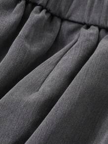 Dazy Plus Elegante, vielseitige Business-Lässig-Hose in Große Größen mit weitem Bein, Einfarbig, für alle Jahreszeiten im Herbst