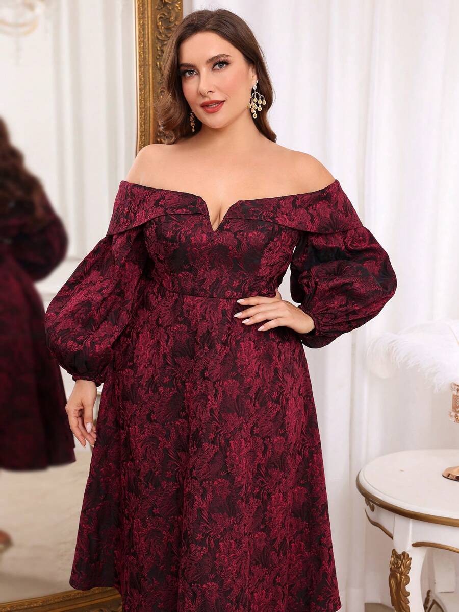 Robe SHEIN élégante Couleur Kaki Taille L - Décolleté Off-shoulder, Occasion Très Bon état, Référence BB517