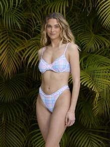 Aralina Low Rise Full Coverage Bikini Bottom Summer - Multicolor - View 6