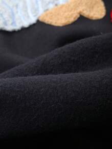 DAZY Herbst Welpen Stickerei thermisch gefütterte Kapuzenjacke für Herren