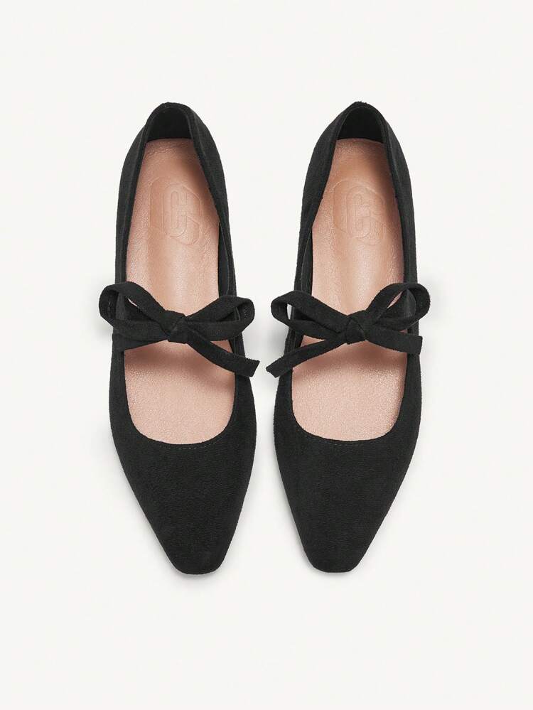 CUCCOO CHICEST 2024 Summer-Autumn New Buckle Detail Solid Color Pointed Toe Casual Comfortable Flat Shoes Summer Shoes Summer Break Easter For Christmas Valentine's Day Elegant Shoes Wedding Shoes Summer Shoes Bride Shoes