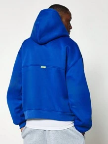 SUMWON Moletom com Capuz Oversized Macio de Veludo com Cordão, Agasalho Esportivo Casual de Inverno, Roupa Esportiva