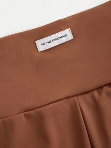 SHEIN 2pcs/Set Teen Girls' Matched Sports Crew Neck Long Sleeve Top And Shorts Co-Ord Sportswear