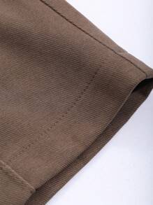 DAZY Solid Color Women Toothpick Design Flared Leg Casual Pants,Women Dress Pants,Fall Clothes - Brown - View 9