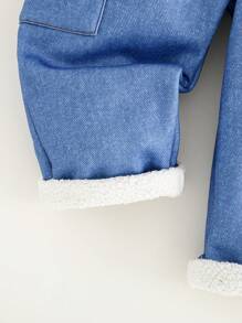 Cozy Pixies Young Girl Colorblock Tape Front Pocket Sleeveless Jumpsuit