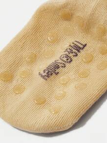 SmileyWorld® | SHEIN 2 件套棉质柔软吸水可爱卡通婴儿袜子 - 彩色 - 查看 5