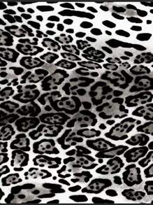 SHEIN Unity 露背系带豹纹修身连衣裙，休闲与度假装长款女士服装