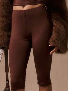 MUSERA Slinky Capri Leggings Y2k 90's Spring Summer Ibiza, Holiday, Club