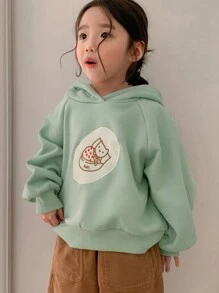 DAZY Young Girl' Hooded Knit Sweatshirt, Autumn