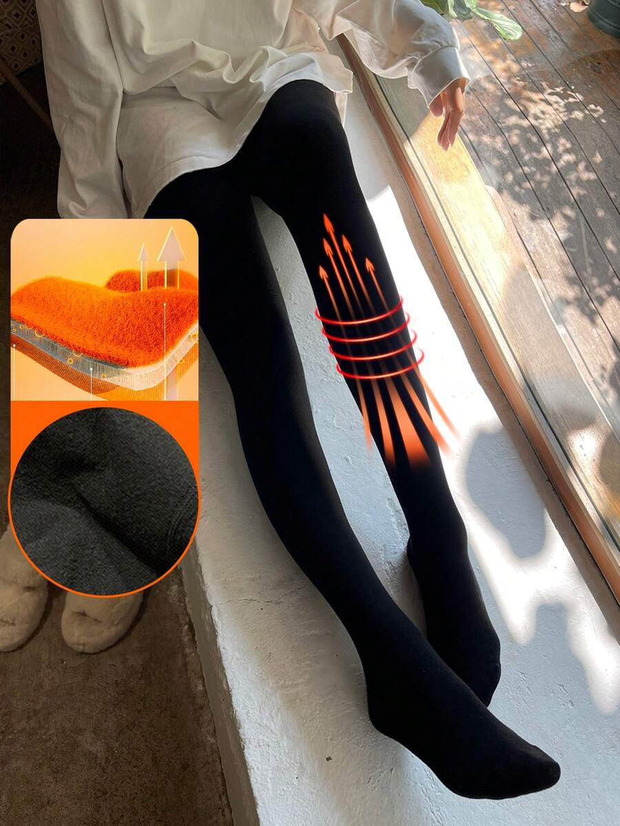 DAZY Tất/Quần tất/Quần bó/Quần legging cho nữ - màu đen - Xem 1
