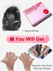 13X4 波浪蕾丝前假发 人发透明 200% 密度雷米假发 人发预拔蕾丝前假发 女士人发 100% 未加工巴西处女发 带婴儿发，自然发际线角质层对齐 自然黑色 - SPure Natural - 查看 9