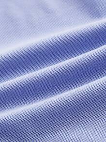 SHEIN ICON Ruched Tie Backless Hanky Hem Mesh Halter Top