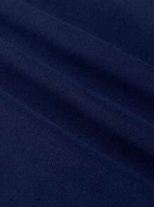 Sudadera con capucha casual de hombre con estampado de letras, manga larga, para uso diario