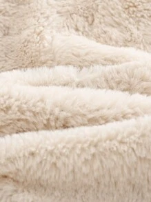 Cozy Pixies Young Boy Fluffy Collar Long Sleeve Cardigan Jacket, Casual All-Match - Brown - View 13