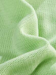 AKNOTIC Business Casual Men's Knitted Loose Drop Shoulder Casual Cardigan, For Fall Winter - Mint Green - View 5