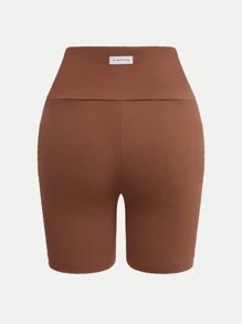 SHEIN 2pcs/Set Teen Girls' Matched Sports Crew Neck Long Sleeve Top And Shorts Co-Ord Sportswear