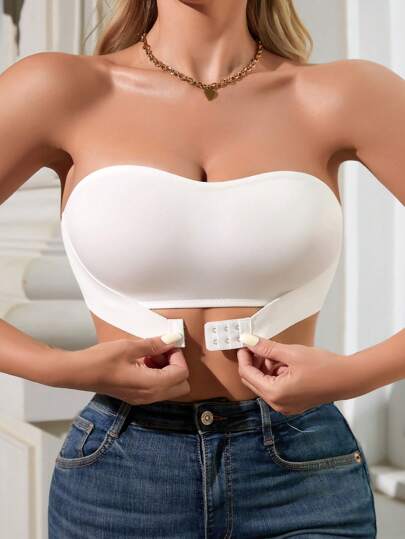 Snug Zone 1 件女式前扣聚拢无钢圈文胸