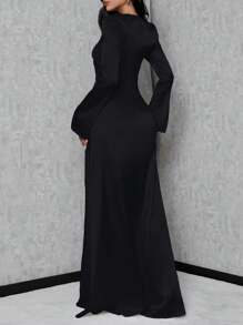 SHEIN Tall 女士喇叭袖美人鱼连衣裙