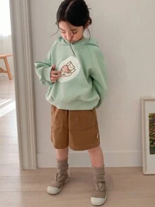 DAZY Young Girl' Hooded Knit Sweatshirt, Autumn