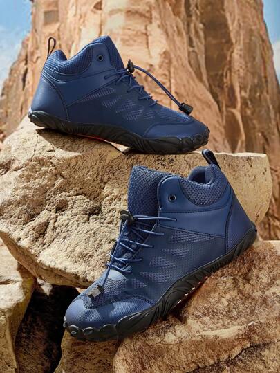 OUTDOORSY Zapatillas de senderismo para mujer - Entrenadores azules