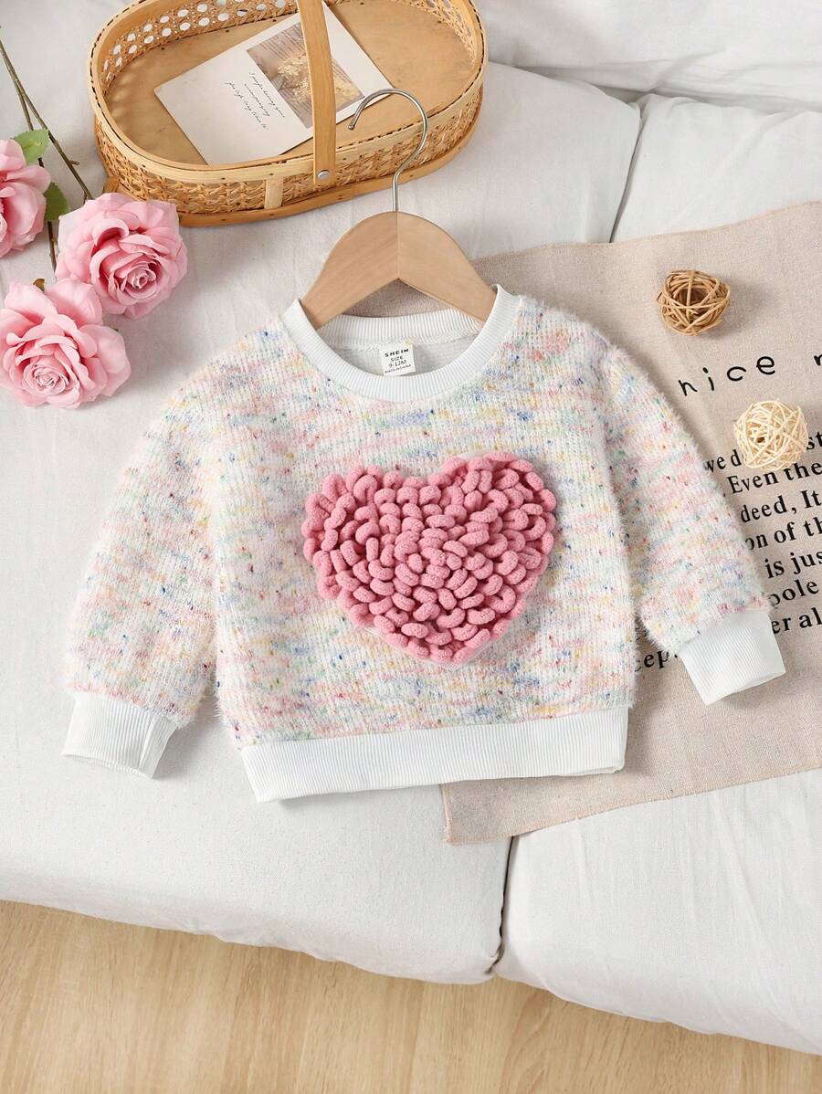Baby Girl Sweaters For Fall 2024 New Cute Children Knitted Tops Baby Clothes Spring Autumn - Multicolor - View 1