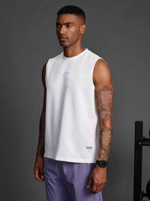 Manfinity Sport Polished 男友风男士简约休闲圆领无袖背心