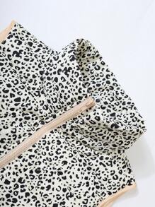 SHEIN Essnce 女士纯色拼接无袖简约羽绒服，休闲日常穿着 - 彩色 - 查看 5