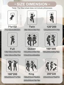 1 bộ ga trải giường chần bông, tấm bảo vệ nệm, vỏ bọc giường, màu trơn, mềm mại và thoải mái, phong cách tối giản, chống xù lông, phủ kín toàn bộ nệm, phù hợp với mọi kích cỡ giường - đơn, đôi, cỡ Queen, cỡ King, dùng được cả bốn mùa, quà tặng phòng ngủ, có thể giặt máy, không bao gồm gối và vỏ gối, trang trí mùa thu, trang trí phòng ngủ. - màu đen - Xem 3