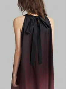 Ontre 安卡拉渐变细肩带女式连衣裙优雅展现无袖可搭配 - 彩色 - 查看 9