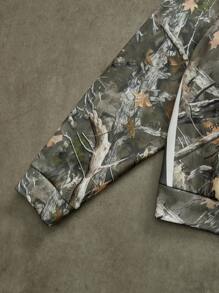 Manfinity VCAY Men's Loose Fit Crew Neck Digital Print Long Sleeve Knit Sweatshirt, For Fall Winter - Multicolor - View 3