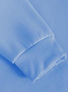 Manfinity EMRG Men Cross Letter Print Hooded Sweatshirt And Sweatpants Set, Autumn - Multicolor - View 5