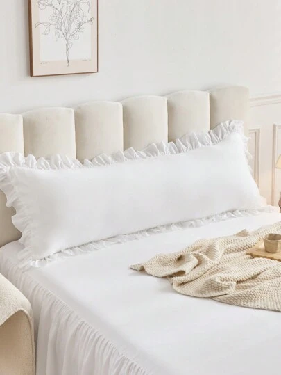 1pc Satin Pillow Cover, Bedding, Comfortable And Easy-Care Pillow Cases, Solid Color Silk Pillow Case For Hair And Skin, Pillow Cover For Living Room Sofa, Room Decoration, Insert Not Included, Machine Washable,Fall Decor,Autumn Decor,Room Decor