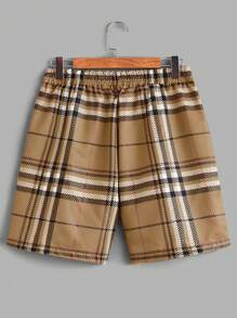 Manfinity Homme 2 Stück Herren Gestricktes Polohemd und Gewobene Shorts Set
