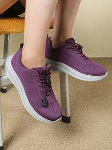 CUCCOO BASICS Women's Casual Thick Sole Breathable Mesh Sports Running Shoes Tainers