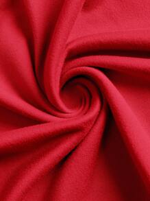 SHEIN BASICS 3pcs/Pack Casual Solid Color Round Neck Sleeveless Fitted Knit Bodysuit For Women/Summer - Red - View 9