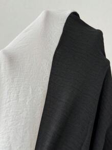 SHEIN Privé Abito lungo casual da donna a maniche lunghe con bottoni frontali e colori tinta unita