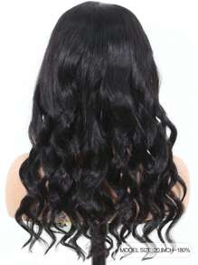 Body Wave Headband Wig Human Hair Wigs With Head Band  Affordable Hair Replacement Headbands Wig Ready Wear To Go Daily Use Natural Black Color - Natural Black - View 2